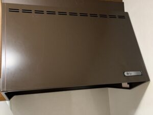 京都キッチン取付け隊　プロペラファンフード取替　施工前